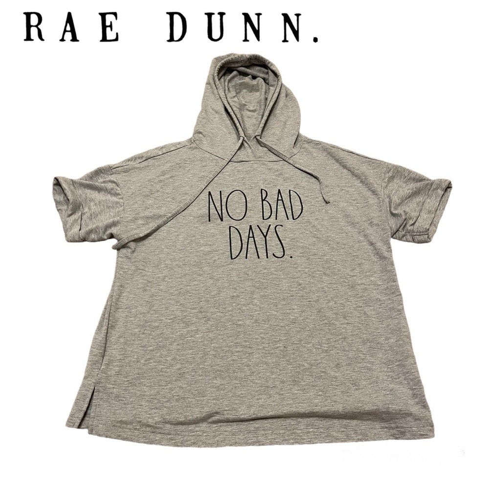Rae Dunn Cuff Sleeve Hooded Top